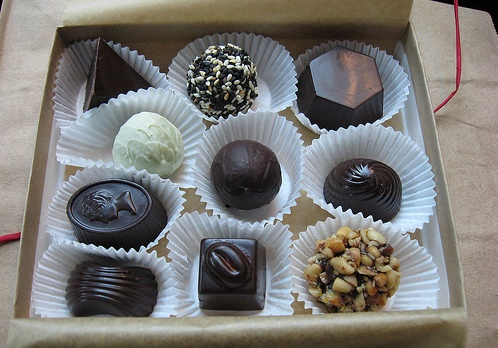 Box of chocolates, Kee's Chocolates